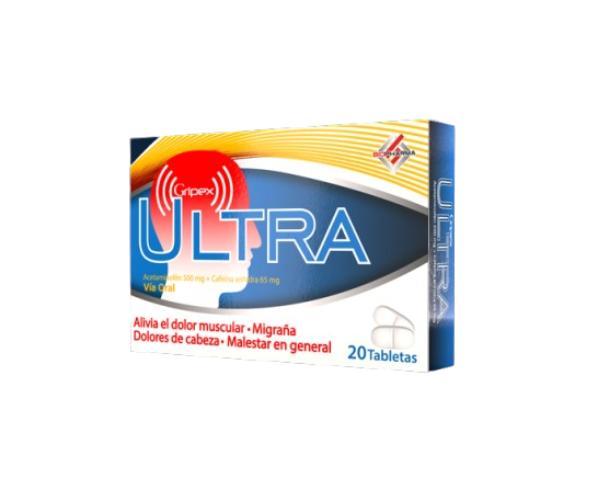 GRIPEX ULTRA 500MG/65 X20 TABLETAS