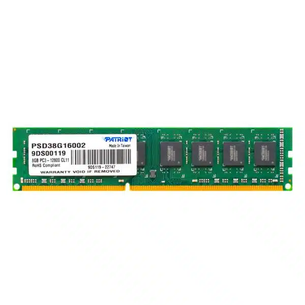 Memoria RAM PC 8GB Patriot Signature DDR3 1600MHz CL11 1.5V PSD38G16002 SL