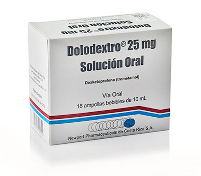 DOLODEXTRO 25 mg x 18 AMPOLLAS BEBIBLES