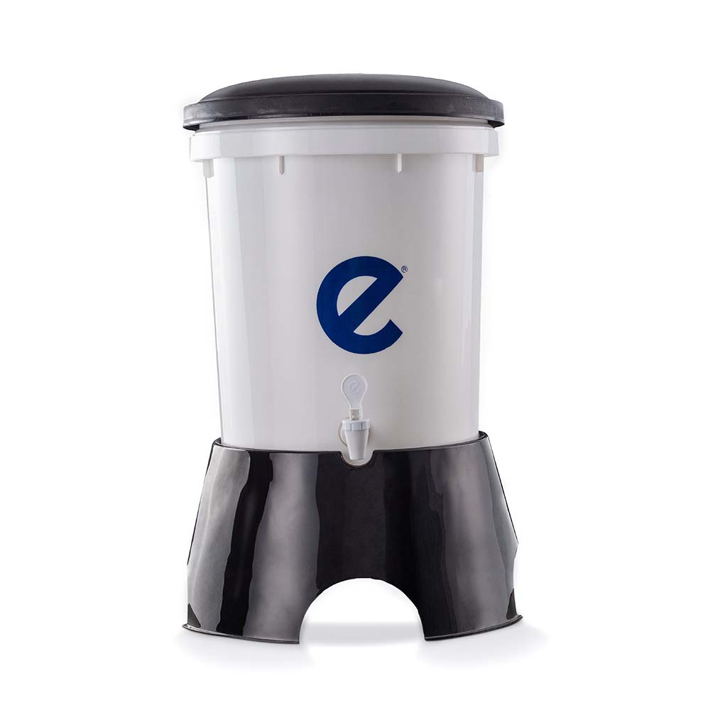 Ecofiltro plástico 22 litros negro