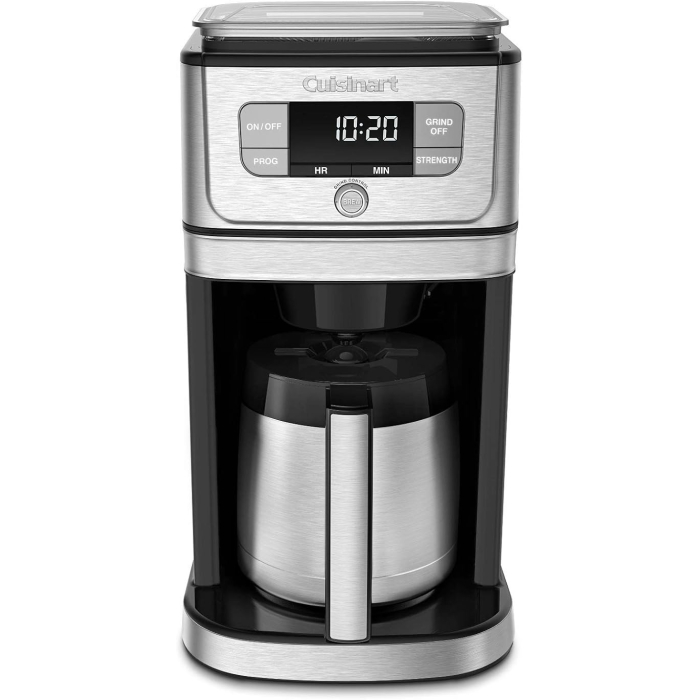 CAFETERA 10T NEGRO ACERO INOXIDABLE CUISINART
