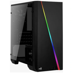 Case Gaming Aerocool Cylon Mini Bg Rgb 1 Abanico Vidrio Templad