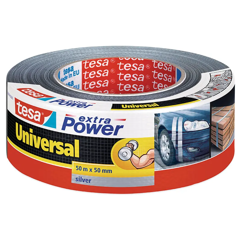Cinta de ducto universal 2" 50 m gris