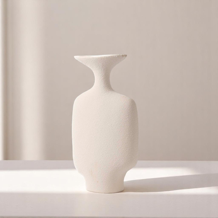 FLORERO IRREGULAR ALTO BEIGE HAUS