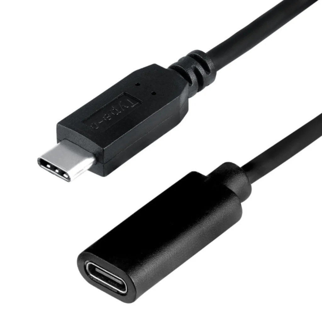 Argom Cable USB 3.1 Tipo C Macho a Tipo C Hembra, 1.8 Metros