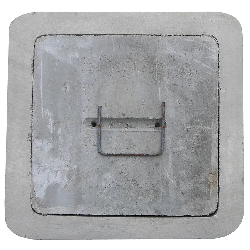Marco con tapa de concreto 45 x 45 cm
