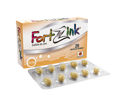 FORTZINK CÁPSULAS VÍA ORAL