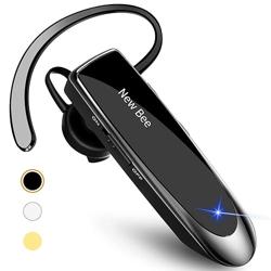 New Bee Bluetooth Earpiece V5.0 Wireless Handsfree Headset with