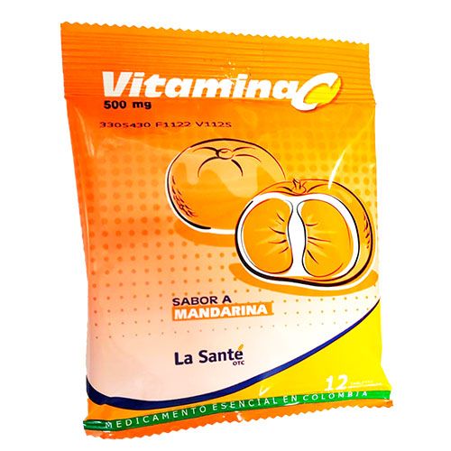VITAMINA C LA SANTE MANDAR 500MG 12X12