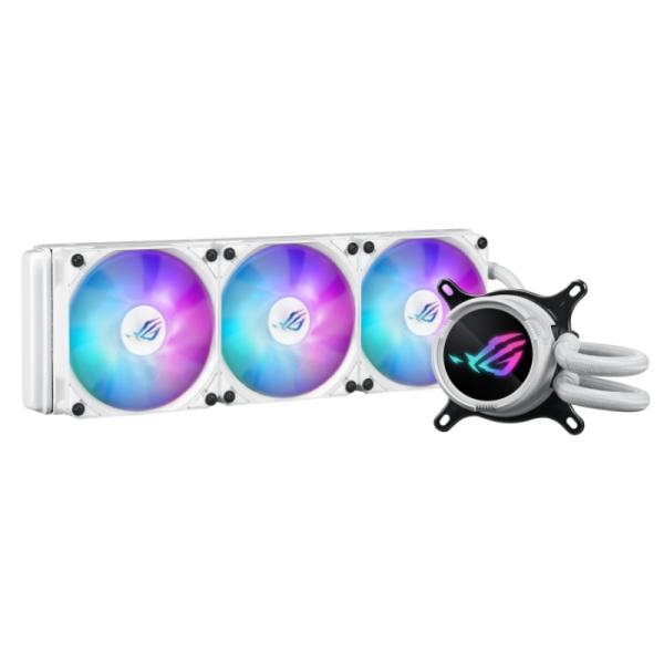 Enfriamiento Liquido Asus RGB ROG Strix LC III 360 ARGB WHT AIO 360MM – Blanco