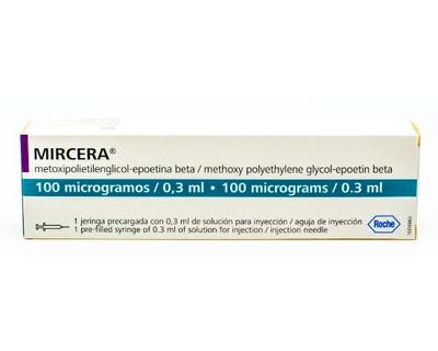 Mircera 100mcg/0.3ml 1 jeringa