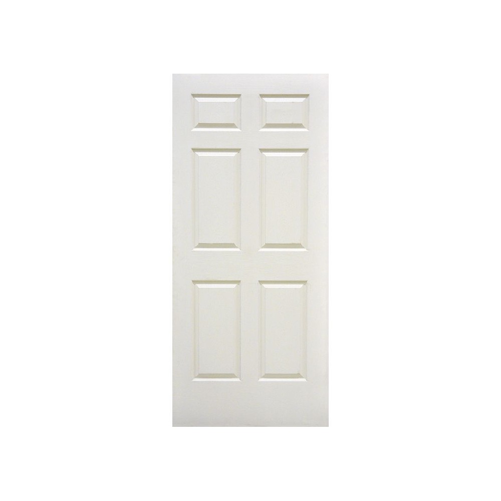 Puerta skin 6 tableros 75x210cm
