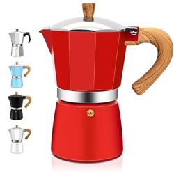 DITOSH 6 Cup Aluminum Stovetop Espresso Moka Pot Cuban Coffee M
