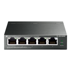 Switch Administrable TP-Link TL-SG105PE de 5 Puertos Gigabit, 4