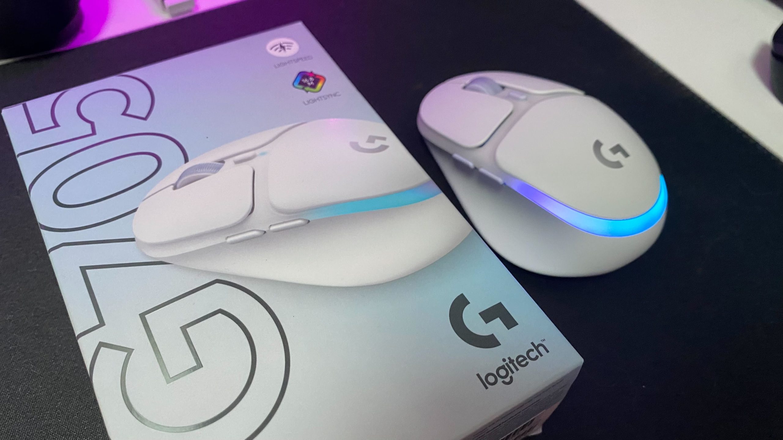 Mouse Inalámbrico Logitech G705 Gaming RGB Blanco 910-006366