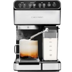 Chefman 6-in-1 Espresso Machine with Built-In Milk Frother, 15