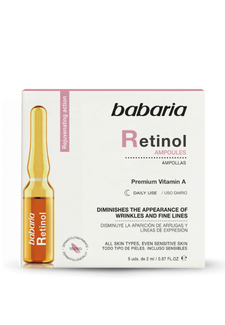 BABARIA RETINOL ANTIEDAD PROCOLLAGEN SOLUCION 5 AMPOLLA(S)