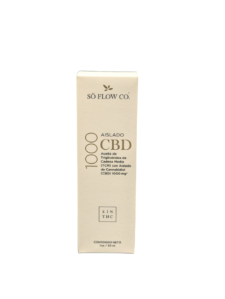 CBD, SO Flow Aislado, 1000 mg, 30 ml