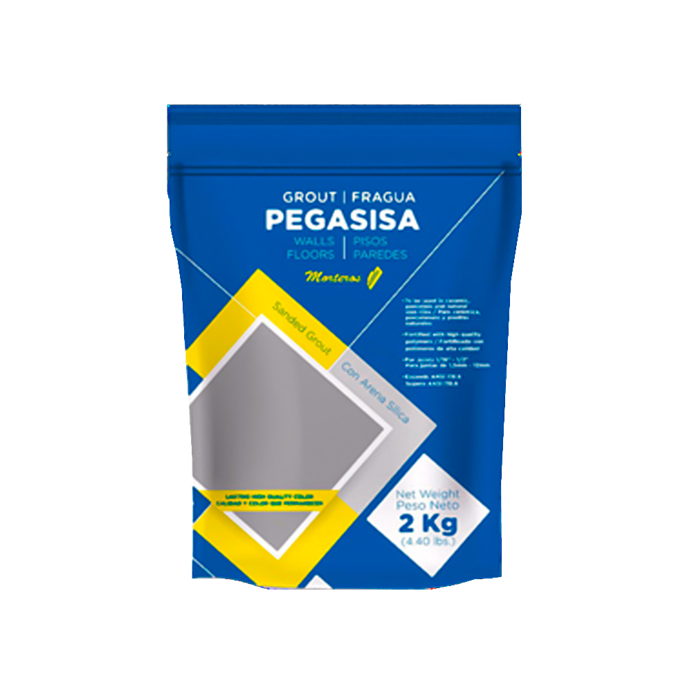 Fragua pegasisa con arena silica 2kg gris