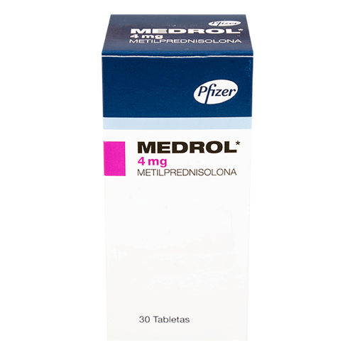 MEDROL TABLETAS 4 MG