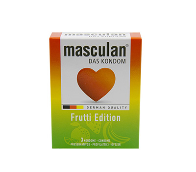 MASCULAN PRESERVATIVOS EDICIÓN FRUTAS X3