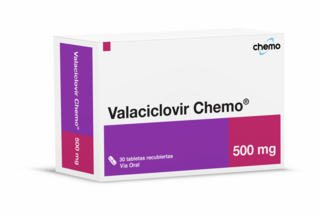 Valaciclovir CHEMO, 1 de 30 tabletas