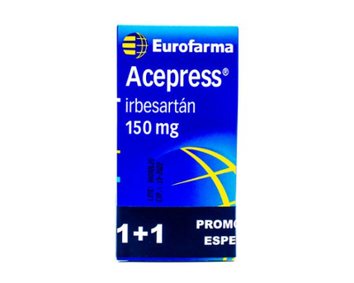 Acepress 150 mg 14 +14 tabletas