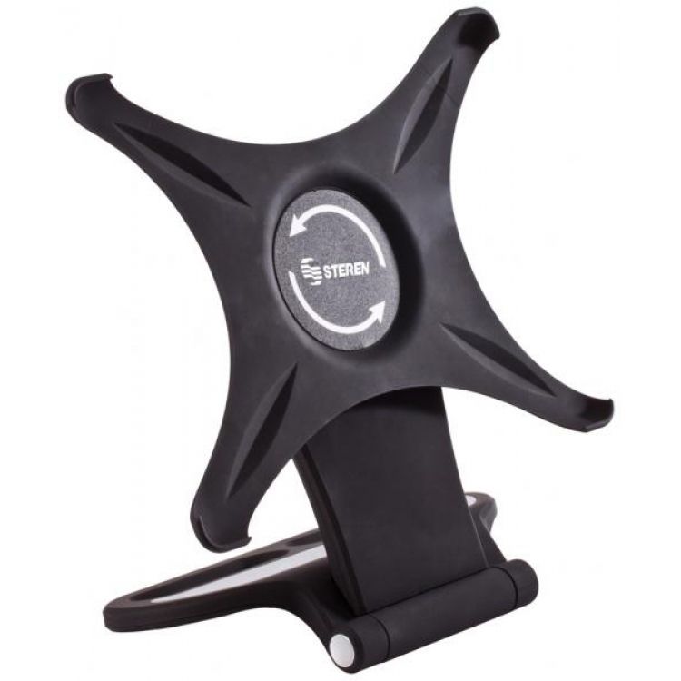 Soporte giratorio de 360° con base compatible para ipad 2, 3 y 4