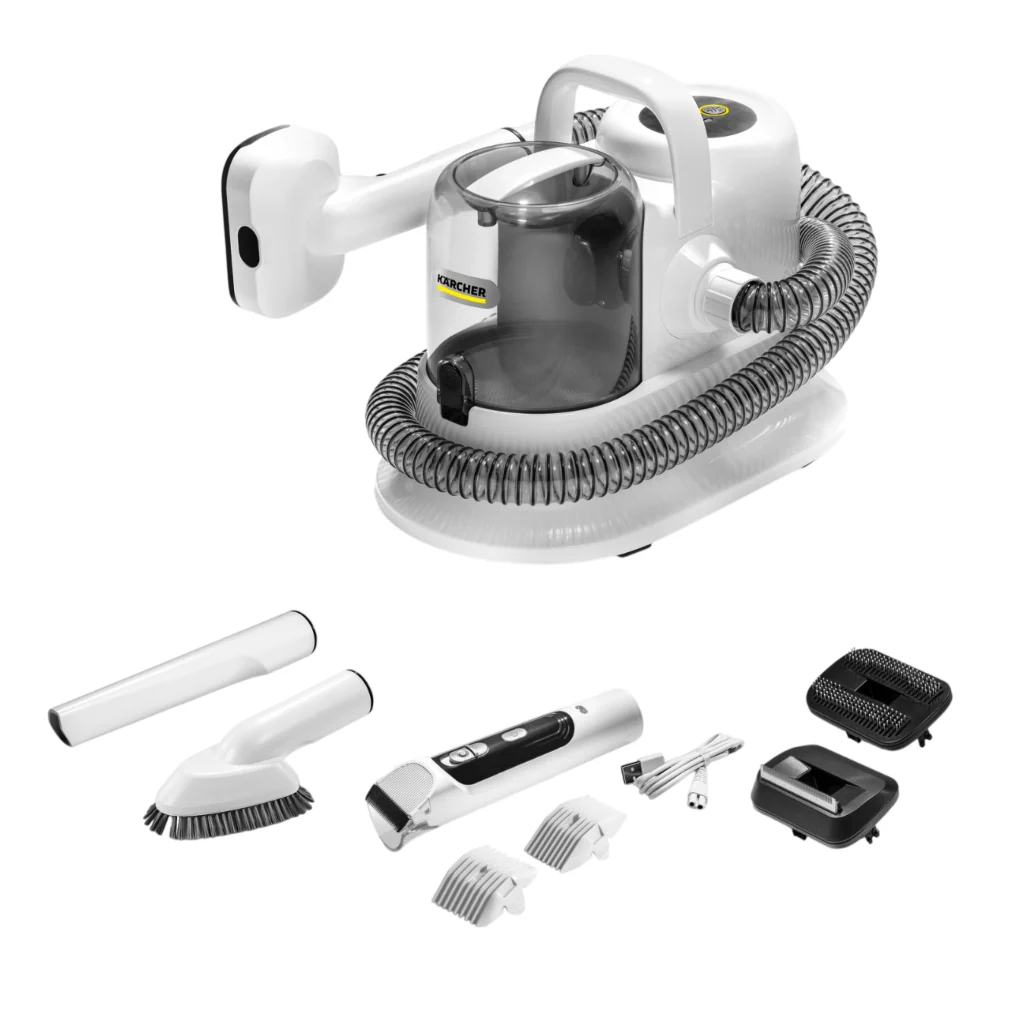 Karcher Cortadora y Aspiradora de Cabello para Mascotas 5 en 1, 9.301-148.0