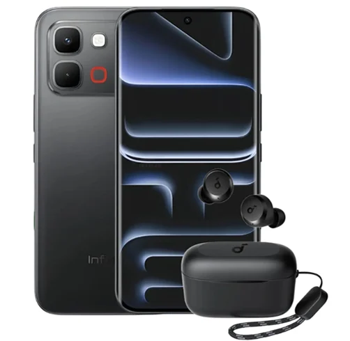 Infinix Note Edge 5G – 8GB – 256GB – Shadow Black + REGALIA Audifonos SoundCore A25i