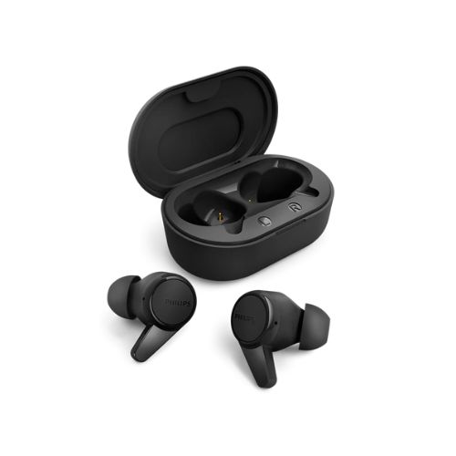 Audífonos Philips Inalámbricos Negro TAT1207BK