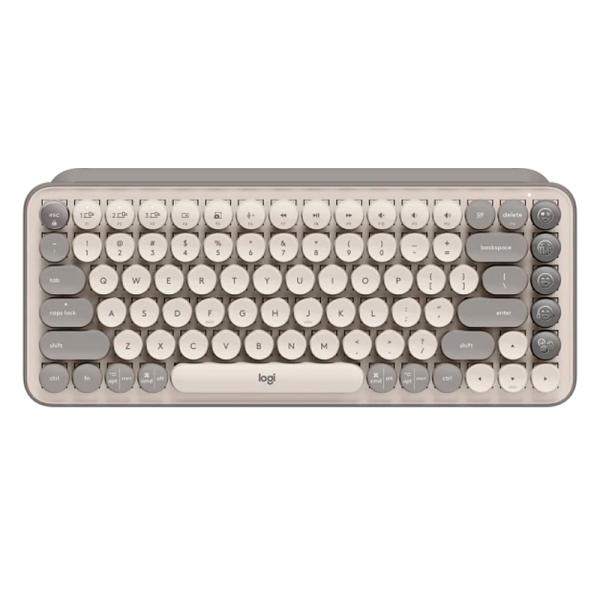 TECLADO LOGITECH INALAMBRICO POP MECHANICAL WITH EMOJI MIST-SAND BT 920-011518