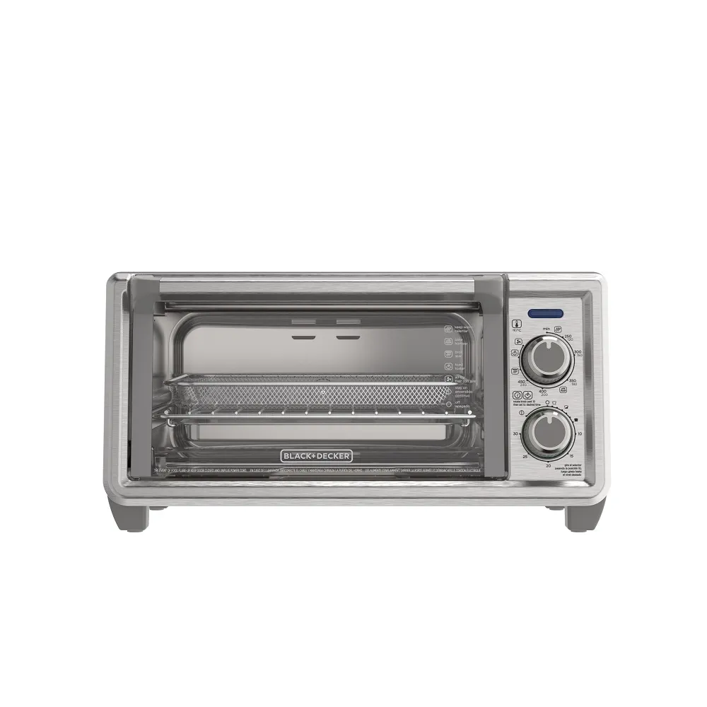 Horno tostador Black + Decker 4 Rebanadas Plateado TO4125-0SDLA