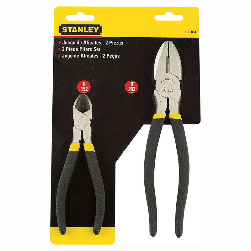 Juego alicate 8" y pinza de corte 6" Stanley