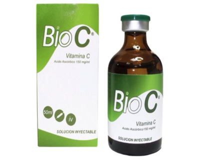 Bio C, Vitamina C, IV, Solucion Inyectable 50 ml, 150 MG