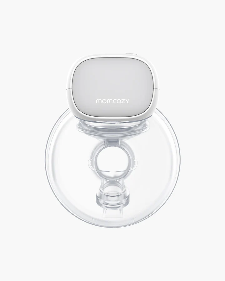 Sacaleches o extractor portátil Momcozy S9 Pro de 24mm, incluye bridas 21/19/17, batería de larga duración, capacidad 177ml, color gris, una copa