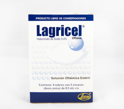 LAGRICEL OFTENO 0.5 ML SOLUCIÓN OFTALMICO