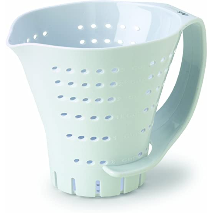 TAZA MEDIDORA COLADORA BLANCA CHEFS PLANET (858748000475)
