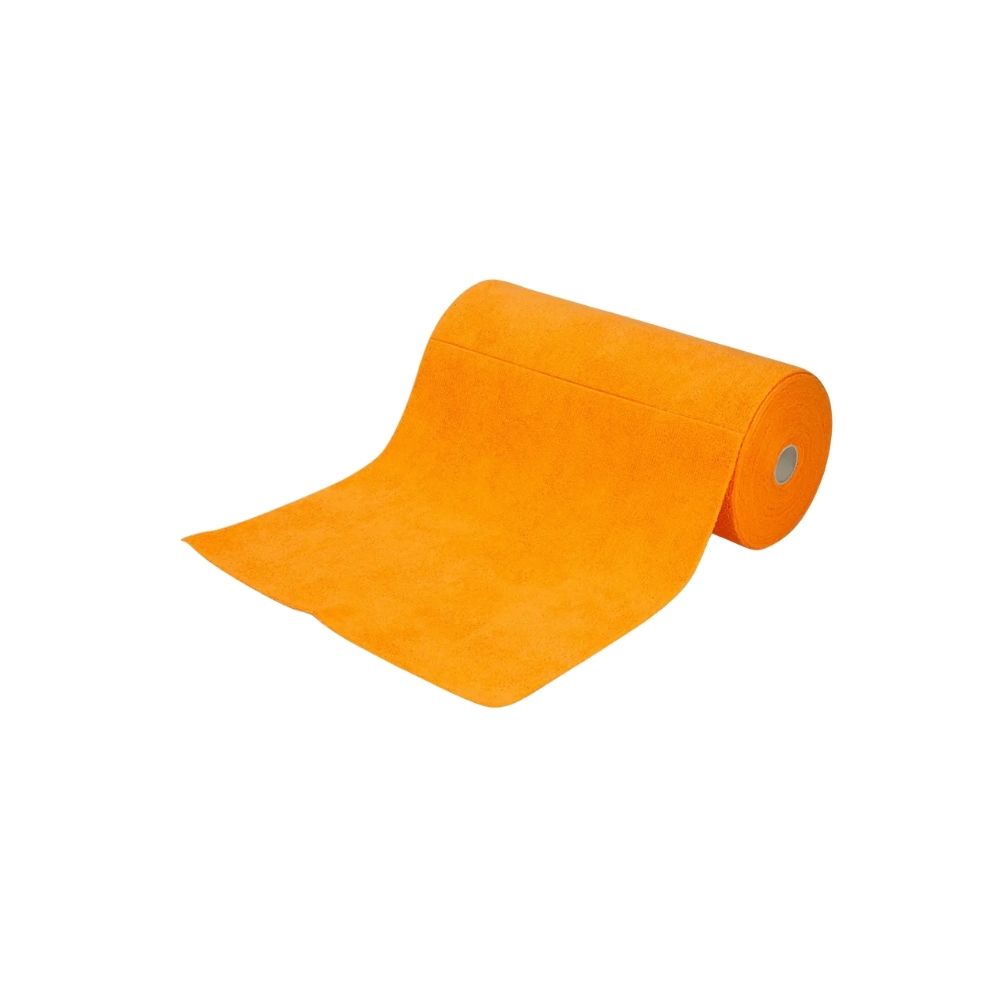 Rollo de toallas microfibra naranja 30 cm x 30 cm