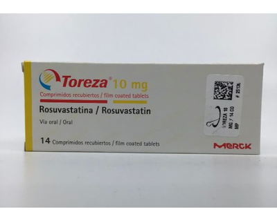 Toreza 10 mg caja 14 comprimidos