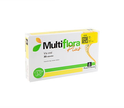 MULTIFLORA PLUS TABLETAS VIA ORAL