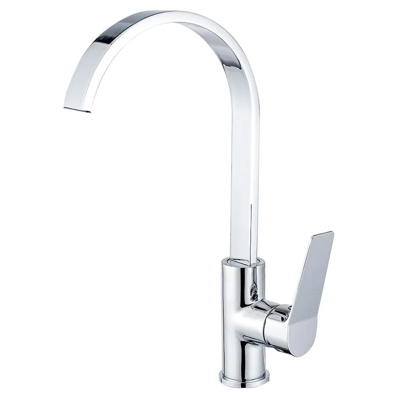 Grifo para cocina monomando cuello alto Madrid cromado