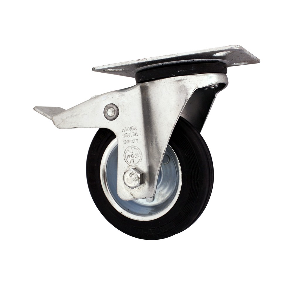 Rodo giratorio 100 mm rueda de hule
