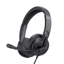 Audífonos Alámbricos Argom Work Pro 260 ARG-HS-2600BK, USB-C, M