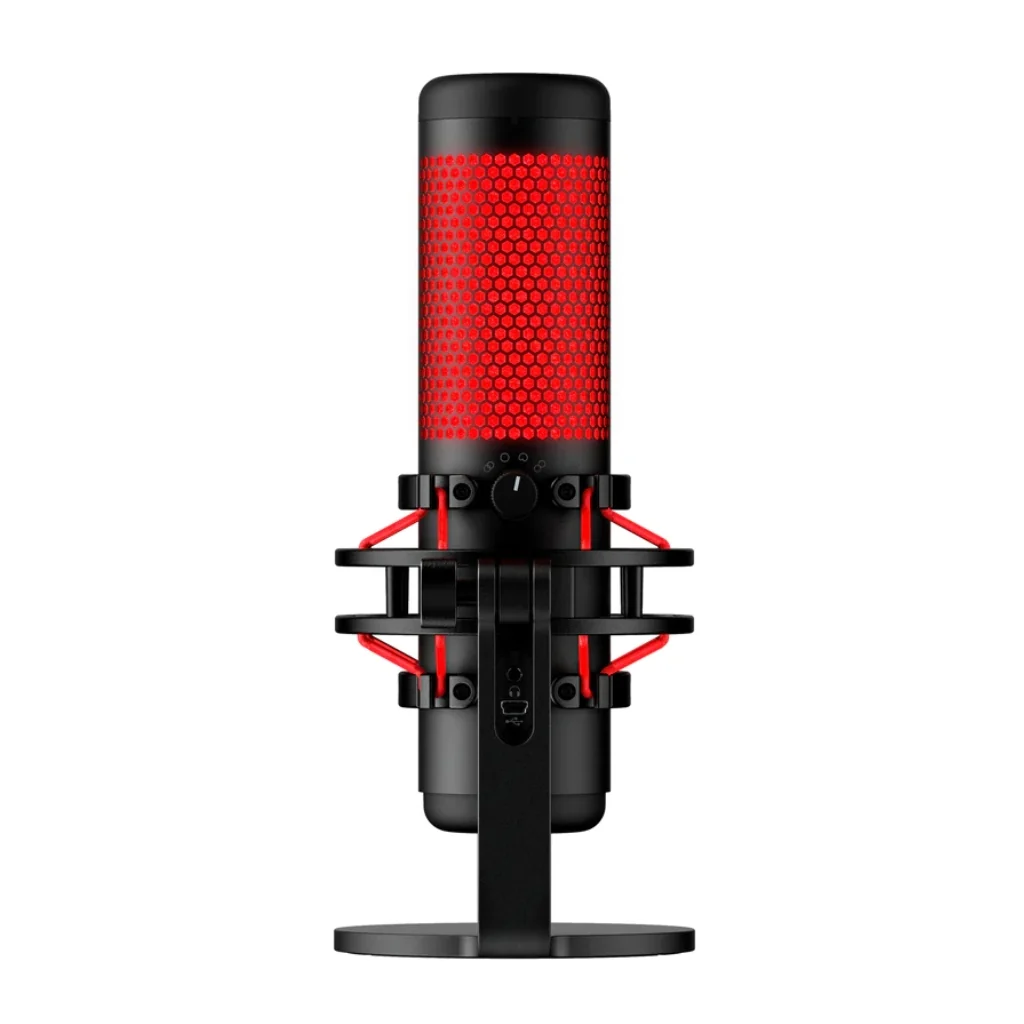 HyperX Micrófono Alámbrico de Condensador Gaming USB QuadCast