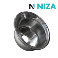 Fregadero Pileta 49 cm Empotrar Acero Inoxidable Niza
