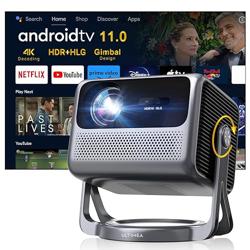 ULTIMEA Smart Projector with Android TV 11.0 and Netflix, 4K wi