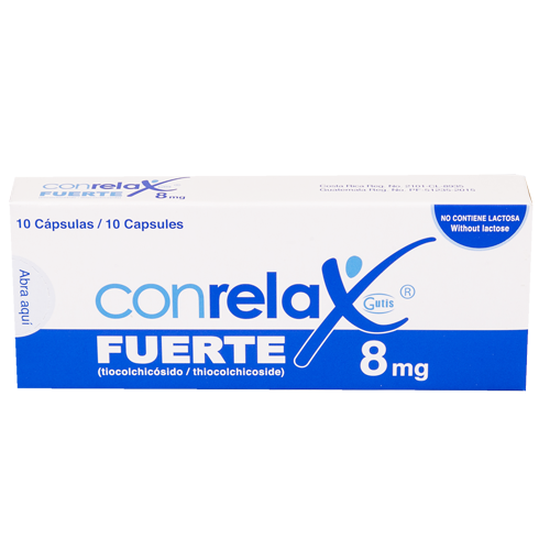 CONRELAX FUERTE TABLETAS 8 MG
