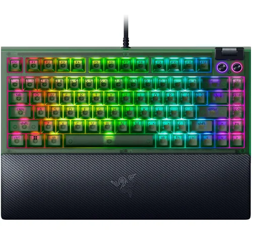 Teclado Razer BlackWidow V4 75% Phantom Green Edition