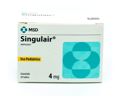 Singulair 4 mg Uso Pediatrico 30 sobres